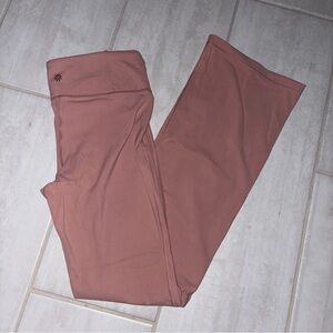 Athleta Girl High Rise Chit Chat Flare Pant, Mauve, Size Large (12)